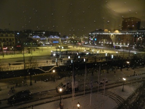 view from Hotel, Gothenburg Sweden