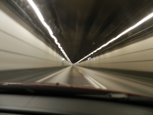 "Tunnel!!!!" I have been known to cruise Orange Street, Missoula, just to keep Eliot happy in the carseat.