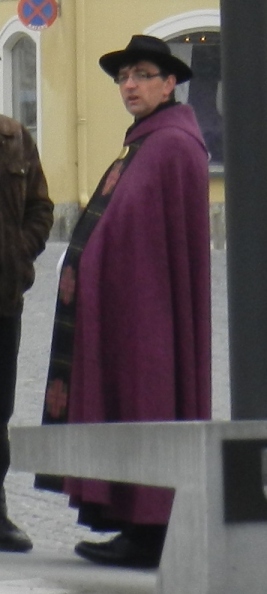 I don't know if he is a priest or not, but I dig the robes.