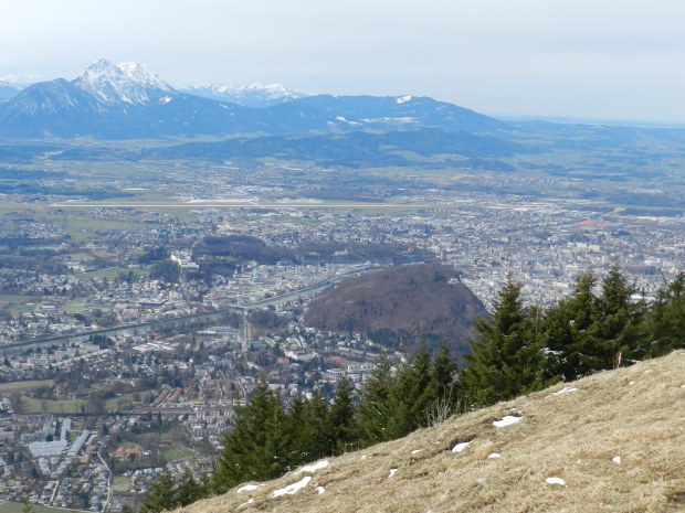 view of Salzburg from gaisberg