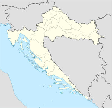Croatia, previously part of Yugoslavia, now a horse-shoe shaped country.